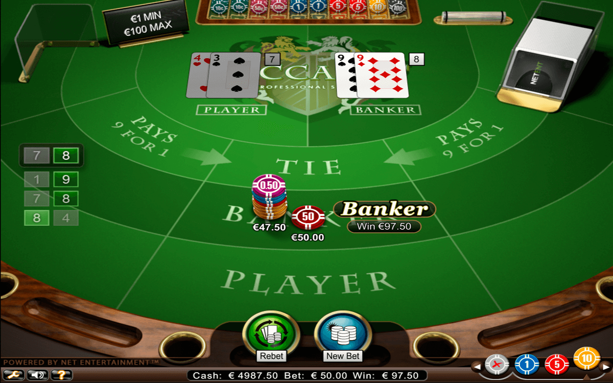 baccarat netent 